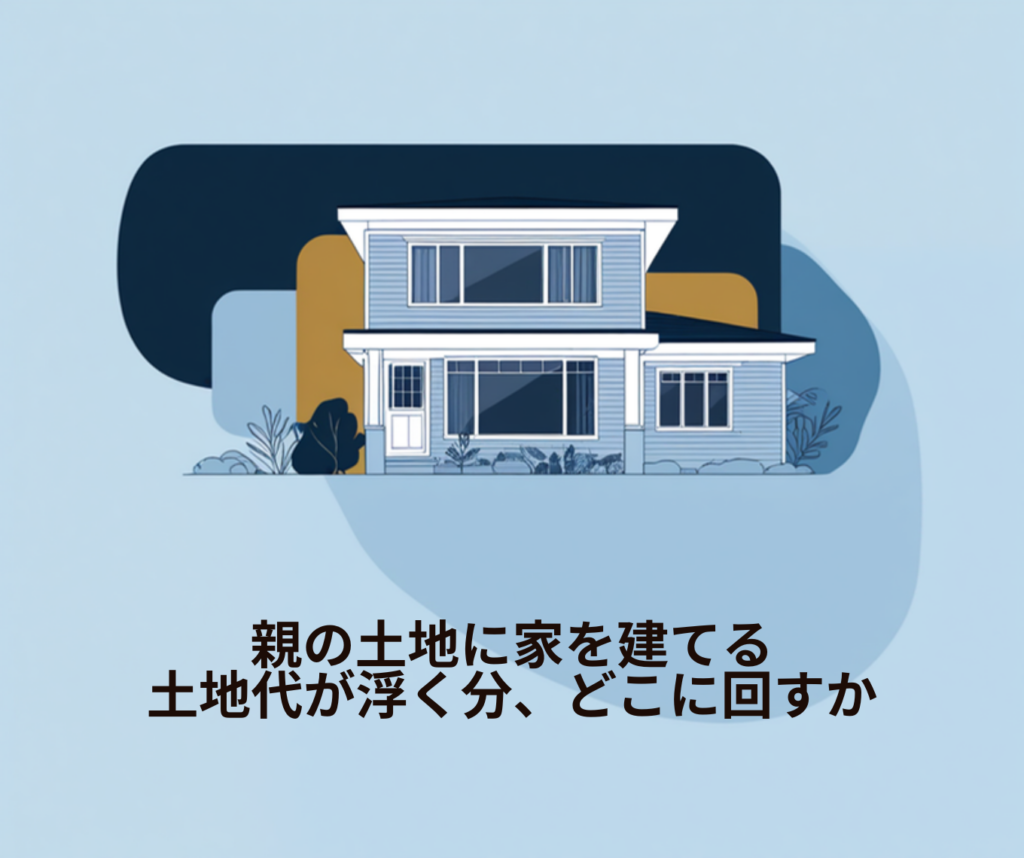 親の土地に家を建てる いわきの家づくり｜土地代が浮く分、何にお金をかけられるか